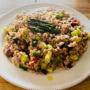 This recipe is made with emmer or spelt grain.