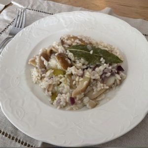 Porcini mushrooms risotto